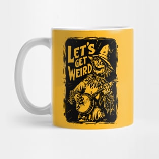 Let's Get Weird! Funny Wizard of Oz Scarecrow Banjo Mug